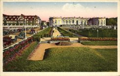 CPA Deauville Plage Fleurie Le Casino 