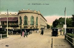 CPA Deauville Plage Fleurie Le Casino 