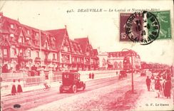 VINTAGE POSTCARD Deauville the Casino Normandy Hotel