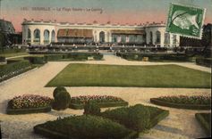 CPA Deauville Plage Fleurie Le Casino 