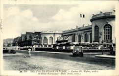 VINTAGE POSTCARD Deauville the Casino and L Normandy hotel