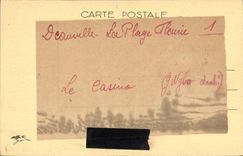 CPA Deauville La Plage Fleurie Le Casino 