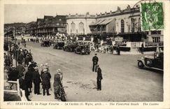 CPA Deauville La Plage Fleurie Le Casino 