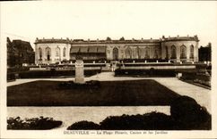 CPA Deauville La Plage Fleurie Le Casino et les jardins 