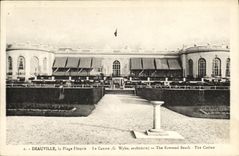 CPA Deauville La Plage Fleurie Le Casino 