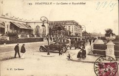 CPA Deauville Le Casino et royal Hotel