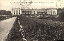 CPA Deauville La Plage Fleurie Le Casino vu des jardins
