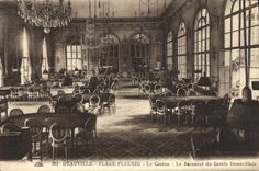 VINTAGE POSTCARD Deauville the Flowered Beach the Casino the Baccarat of the Deauvillais circle
