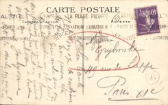 CPA Deauville La Plage Fleurie Le Casino