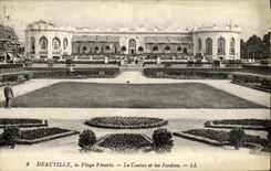 CPA Deauville La Plage Fleurie Le Casino et les Jardins