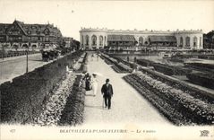 CPA Deauville La Plage Fleurie Le casino