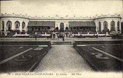 CPA Deauville La Plage Fleurie Le Casino 
