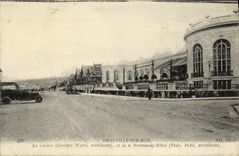 CPA Deauville La Plage Fleurie Le Casino et le Normandy Hotel