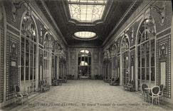 VINTAGE POSTCARD Deauville the Flowered Beach the large hall of the casino