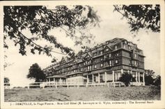 VINTAGE POSTCARD Deauville New golf Hotel