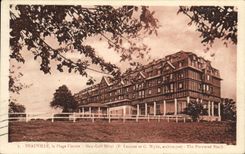 CPA Deauville La Plage Fleurie New Golf 