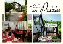 CPM Deauville La Plage Fleurie Hotel Restaurant des Prairies Avenue des Prairies