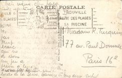 CPA Deauville la Plage Fleurie La Gare