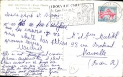 CPM Deauville La Plage Fleurie Ferme du coteau