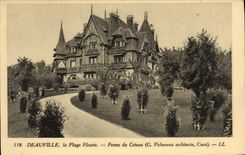 CPA Deauville La Plage Fleurie Ferme du coteau