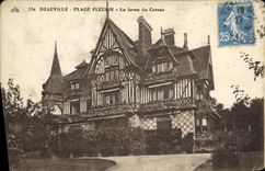 CPA Deauville La Plage Fleurie Ferme du coteau