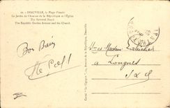 CPA Deauville L Eglise 