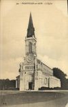 CPA Deauville Sur Mer L Eglise 