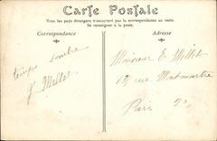 VINTAGE POSTCARD Deauville the Flowered Beach Village hall and avenue of Villiers