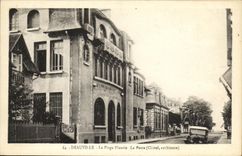 CPA Deauville La Plage Fleurie La Poste