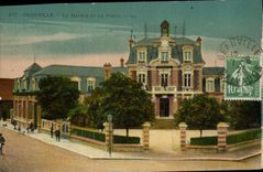 CPA Deauville La Mairie Et La Poste