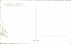 MODERN CARD Trouville Deauville Flight of gulls on the sea