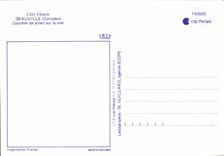 MODERN CARD Deauville Sunset on the Sea