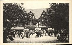 CPA Deauville la Plage Fleurie 