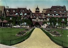 CPM Deauville Plage Fleuries de L Hotel Normandy