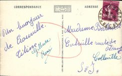 CPA Deauville La Plage Fleurie Le Normandy Hotel et boulevard Cornuche