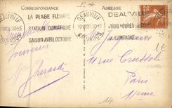 CPA Deauville La Plage Fleurie Le Normandy Hotel
