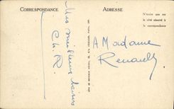 VINTAGE POSTCARD Deauville the Flowered Beach Normandy