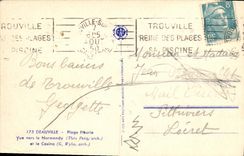 CPA Deauville Le Casino et Normandy Hotel
