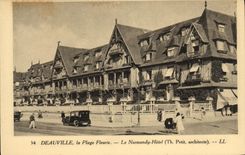 CPA Deauville La Plage Fleurie Le Normandy Hotel