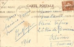 VINTAGE POSTCARD Deauville Normandy Hotel and spring