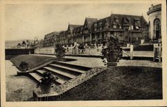CPA Deauville La Plage Fleurie Le Normandy Hotel