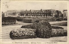 CPA Deauville La Plage Fleurie Le Normandy Hotel