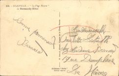 CPA Deauville La Plage Fleurie Le Normandy Hotel