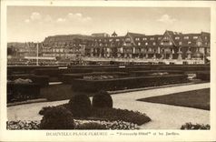 CPA Deauville La Plage Fleurie Le Normandy Hotel et les jardins