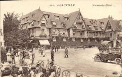 CPA Deauville Plage Fleurie Normandy Hotel