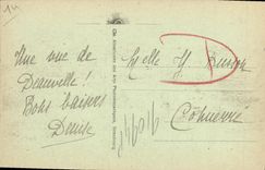 CPA Deauville Le Casino et Normandy Hotel et les tennis 