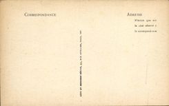 El hotel de Deauville Normandia de la POSTAL de la VENDIMIA florecio el hotel de Normandia de la playa visto de los jardines