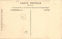 Hotel de Deauville Normandia de la POSTAL de la VENDIMIA en la entrada 1912 del hotel de Normandia en la calle Gontaut Biron