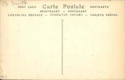 CPA Deauville Sur Mer Normandy Hotel 
