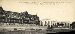 CPA Deauville Sur Mer Le Normandy Hotel et le casino